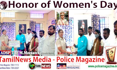 Honor of Women's Day - ADSP Tmt M.Meenatchi {Tiruvallur District}