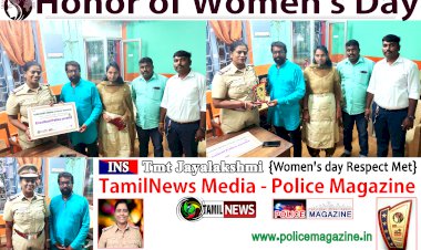 Honor of Women's Day - Inspector Jayalakshmi
