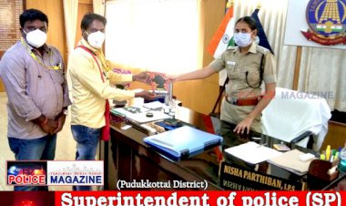 Tmt.NISHA PARTHIBAN IPS  Superintendent of police (Pudukkottai)