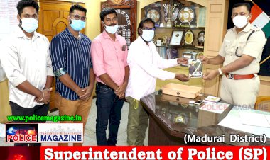Respectful met: Thiru V.Baskaran Superintendent of Police (Madurai)