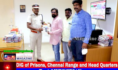 மத்திய சிறைத் துறை டிஐஜி அச்சம் தவிர் இதழுக்கான வாழ்த்து..