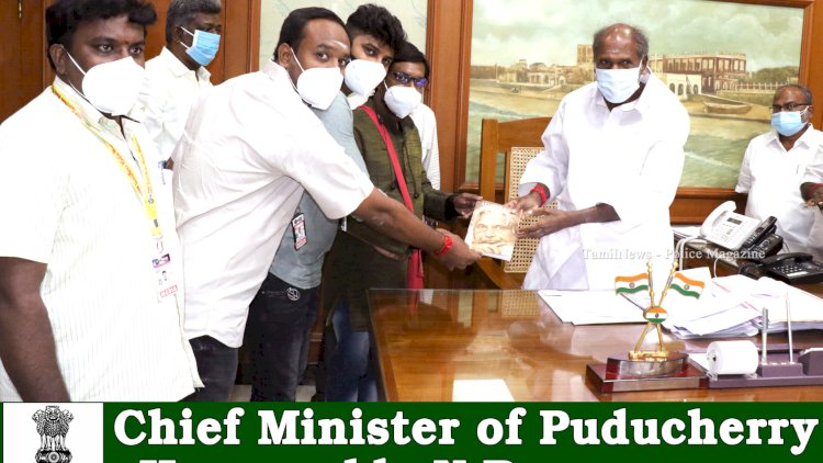 Honourable Tiru.N. Rangaswamy Chief Minister of Puducherry